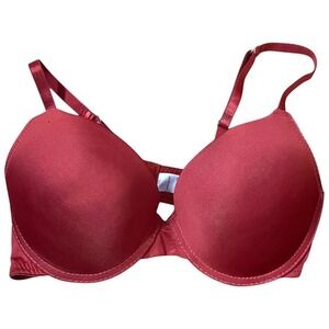 Frederick's Diana Push Up Bra Rust Red NWT 34B Lingerie